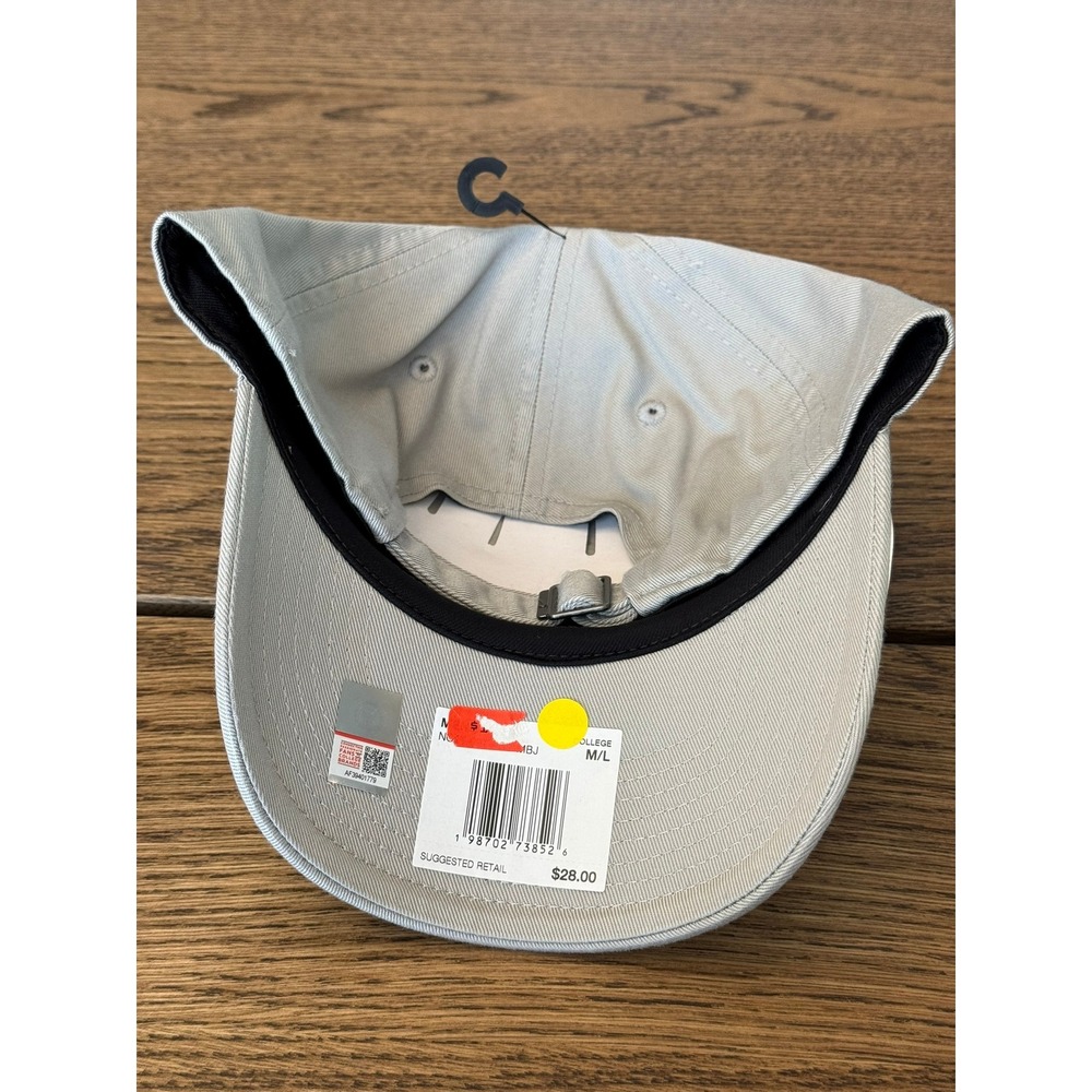 Nike Penn State Nittany Lions On-Field Club Cap Grey Adjustable Hat M/L NEW - Picture 9 of 9